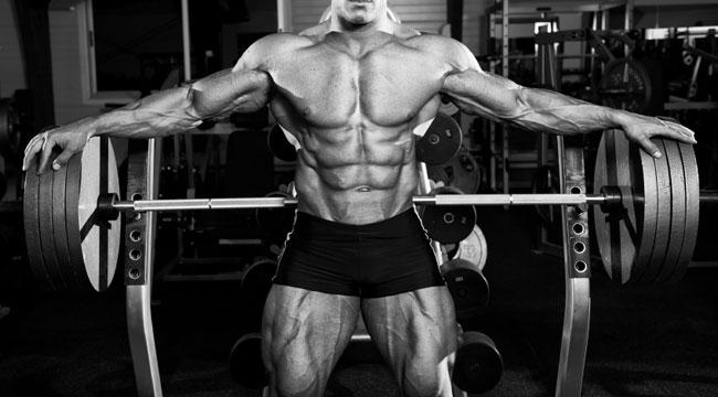 Muscular man in gym - tyrosine article